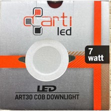 7 Watt Sıva Altı Cob LED Panel-Beyaz Işık