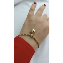Çelik  Kararma Yapmaz  Kalp Figürlü Bileklik