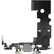 Tkgz Apple iPhone Se 2020 Şarj Soketi Kulaklık Soketi Full Siyah