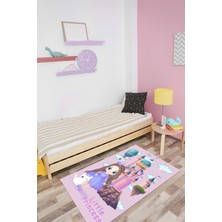 Little Princess Tatlı Prenses Dijital Baskı Kazmaz Taban Çocuk Halı