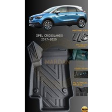 Opel Crosslandx 2017-2020  Için 4,5d Carbon Lüx Havuzlu Paspas - Tpe Malzeme