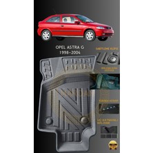 Opel Astra G 1998-2004 Için 4,5d Carbon Lüx Havuzlu Paspas - Tpe Malzeme