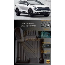 Kia Sportage 2022 ve Sonrasi  Için 4,5d Carbon Lüx Havuzlu Paspas - Tpe Malzeme