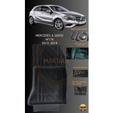 Mercedes A Serisi W176 2013-2018 Için 4,5d Carbon Lüx Havuzlu Paspas - Tpe Malzeme