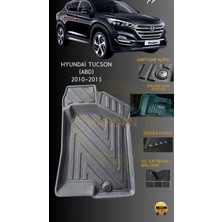 Hyundai Tucson (Abd) 2010-2015 Için 4,5d Carbon Lüx Havuzlu Paspas - Tpe Malzeme