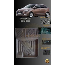 Hyundai I20 2014-2020 Için 4,5d Carbon Lüx Havuzlu Paspas - Tpe Malzeme