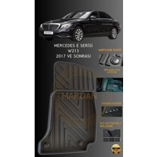 Mercedes E Serisi W213 2017 ve Sonrasi  Için 4,5d Carbon Lüx Havuzlu Paspas - Tpe Malzeme