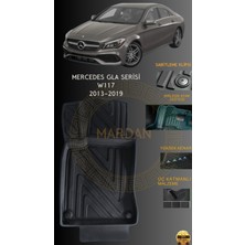 Mercedes Cla W117 2013-2019 Için 4,5d Carbon Lüx Havuzlu Paspas - Tpe Malzeme