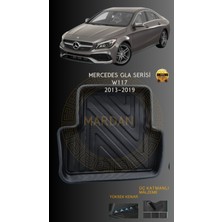 Mercedes Cla W117 2013-2019 Için 4,5d Carbon Lüx Havuzlu Paspas - Tpe Malzeme