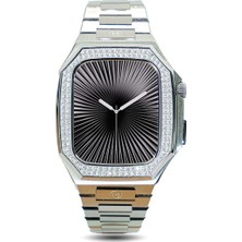 Mengi Luxury Silver Çelik Kordon ve Kasa 40 mm / 41 mm