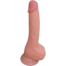 Esnorth Gerçek Ten Dokusunda 19 cm Penis