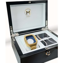 Mengi Luxury Gold Çelik Kordon ve Kasa 40 mm