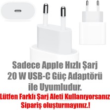 iPhone 18W/20W Usb-C Uyumlu Hızlı Şarj Adaptörü Koruyucu Figürlü Dayanıklı Kılıf Şarj Koruyucu Kapak