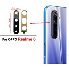 Tkgz Oppo Realme 6 Arka Kamera Camı Lens Yapışkanlı