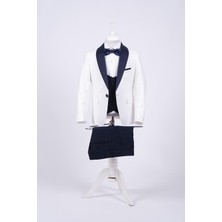 Doctor Junior Erkek Çocuk Smokin Takım Elbise Slim Fit / Gömleksiz