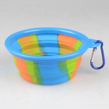 Floria Shopping Katlanabilir Kedi Köpek Mama Su Kabı Evcil Hayvan Kap Taşınabilir