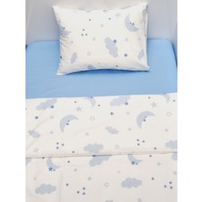 Yada Baby %100 Pamuklu Kumaştan Bebek 5 Parça Yorgan ve Nevresim Takımı & Parça Beşik Seti (70 x 120 Cm)
