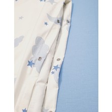 Yada Baby %100 Pamuklu Kumaştan Bebek 5 Parça Yorgan ve Nevresim Takımı & Parça Beşik Seti (70 x 120 Cm)