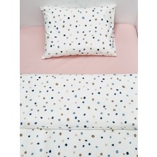 Yada Baby %100 Pamuklu Kumaştan Bebek 5 Parça Yorgan ve Nevresim Takımı & Park Beşik Seti (70 x 120 Cm)