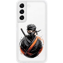 Zeyno Samsung Galaxy S21 Fe Uyumlu Gizemli Ninja  Desenli Silikon Kılıf