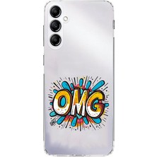 Zeyno Samsung Galaxy A54 Uyumlu Omg Grafiti  Desenli Silikon Kılıf