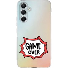 Zeyno Samsung Galaxy A55 Uyumlu Oyun Bitti  Desenli Silikon Kılıf