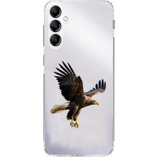 Zeyno Samsung Galaxy A14 Uyumlu Kartal Uçuşu  Desenli Silikon Kılıf
