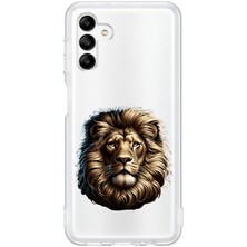 Zeyno Samsung Galaxy M23 Uyumlu Aslan Yelesi  Desenli Silikon Kılıf