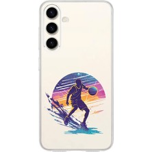 Zeyno Samsung Galaxy S24 Fe Uyumlu Basketçi Adam  Desenli Silikon Kılıf