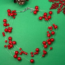 By Song Jewelry Yeni Yıl , Yılbaşı Kırmızı Kolye