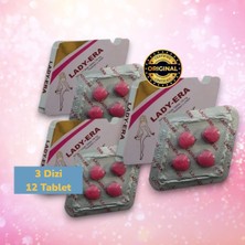 Lâdy-Erâ 130 Mg 4'lü x 3 Dizi Bayan Uyârıcı Tablet   Yüksek Kalite