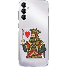 Zeyno Samsung Galaxy A54 Uyumlu Kupa Kralı  Desenli Silikon Kılıf