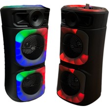 Platoon Mikrofonlu Bt,sd,usb Girişli Işıklı Speaker 8 Inç Karaoke Parti