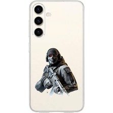 Zeyno Samsung Galaxy S23 Fe Uyumlu Asker Figürü  Desenli Silikon Kılıf