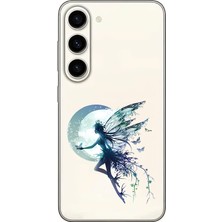 Zeyno Samsung Galaxy S24 Uyumlu Ay Perisi  Desenli Silikon Kılıf