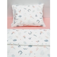 Yada Baby %100 Pamuklu Kumaştan Bebek 5 Parça Yorgan ve Nevresim Takımı & Park Beşik Seti (70 x 120 Cm)