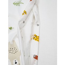 Yada Baby %100 Pamuklu Kumaştan Bebek 5 Parça Yorgan ve Nevresim Takımı & Park Beşik Seti (70 x 120 Cm)