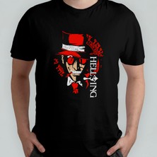 Pixxa Hellsing  Pamuklu Bisiklet Yaka T-Shirt Model 1