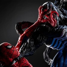 Saranostra Spiderman Vs Venom Figür Üç Boyutlu Koleksiyonluk