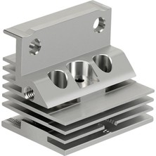 Hobi Mekatronik Creality K1C-K1-K1 Max Extruder Alüminyum Soğutucu Blok Heatsink-Unicorn Nozzle Uyumlu Yeni Versiyon