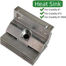 Hobi Mekatronik Creality K1C-K1-K1 Max Extruder Alüminyum Soğutucu Blok Heatsink-Unicorn Nozzle Uyumlu Yeni Versiyon