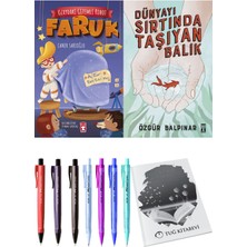 Dünyayı Sırtında Taşıyan Balık ve Uzaydaki Gizemli Robot Faruk 2'li Set - Kalem