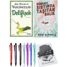 Dünyayı Sırtında Taşıyan Balık ve Delifişek 2'li Set - Kalem