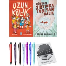 Dünyayı Sırtında Taşıyan Balık ve Uzun Kulak 2'li Set - Kalem