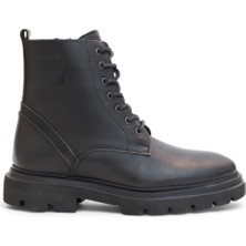 Hammer Jack 2101 Anatomik Tabanlı Ultra Hafif Hakiki Deri Fermuarlı Erkek Spor Bot - NKT02101-SIYAH-42