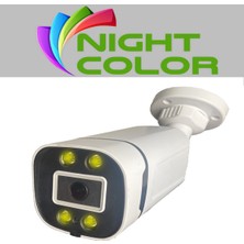 Bises 4 Kameralı Hareket Algılayan 5 Mp Lens 4 Warm LED Gece Renkli Gösteren Güvenlik Kamerası Seti Bs 604W