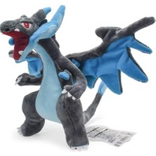 Schulzz Pokemon Mega Charizard x Ayarlanabilir Kanatlı Ithal Peluş Oyuncak 22 x 36 cm