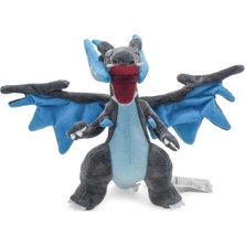 Schulzz Pokemon Mega Charizard x Ayarlanabilir Kanatlı Ithal Peluş Oyuncak 22 x 36 cm