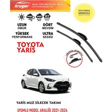 Toyota Yaris Ön Muz Silecek Takımı 2023 Model  Araca Özel Aparat