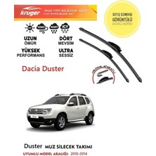 Dacia Duster 2012 Model Ön Muz Silecek Takımı Araca Özel  Aparat